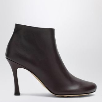 Bottega Veneta Rana Ankle Boots in Dark Barolo