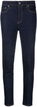 Ralph Lauren High-Rise Skinny Ankle Jeans - Dames - Skinny Jeans - Blauw - L - Katoen - Jeans