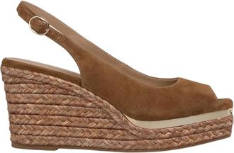 Alma En Pena Esparto Sandal - Dames - Sleehakken - Bruin - 38 EU - Schoenen