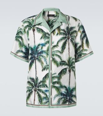 Dolce & Gabbana Printed silk twill shirt