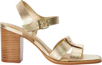 Dune London Dames Jessia Leren Sandalen (Goud)