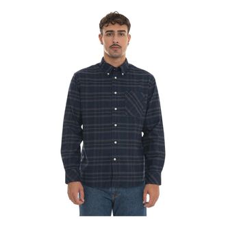 Barbour Casual Shirt - Heren - Casual Overhemden - Blauw - 2XL - Katoen - Overhemden