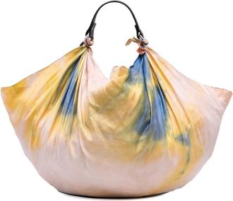 Celine Pre-owned Tote Bags, female, Multicolor, Size: ONE SIZE Pre-owned Novelty Fabric Hobo Bag