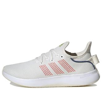 adidas (WMNS) adidas Cloudfoam Pure Off White Bright Red IG7385
