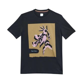 Paul Smith T-Shirts, male, Black, Size: XL T-shirt Uccellino