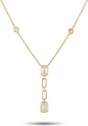Luxury Bazaar 18K Yellow Gold 2.60ct Diamond Necklace ANK-19791-Y