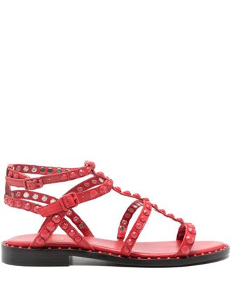 Ash Precious studded sandals - Red