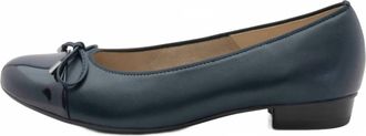 Ara Womens Belinda Bow Ballet Flat In Blue