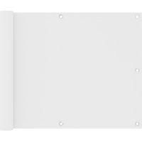 OEM Biombo Blanco Para Balc&oacute;n, 75 X 600 Cm, Tela Oxford - Crezuo