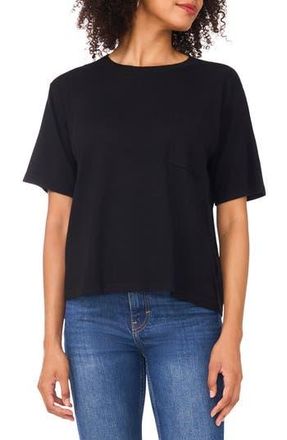 Halogen Pocket T-Shirt in Rich Black at Nordstrom Rack, Size X-Large