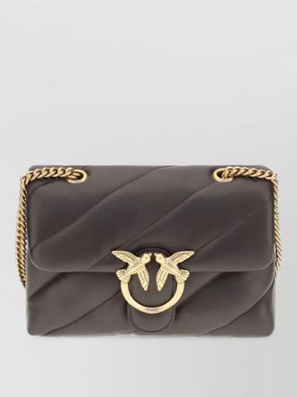 Pinko love puff mini shoulder bag chain