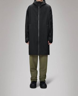 Rains Unisex Suva Softshell Jacket In Black