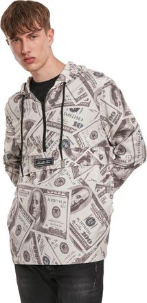 Mister Tee Herren Dollar Windbreaker T-Shirt, Beige (Sand 00208), X-Large (Herstellergr&ouml;&szlig;e: XL)