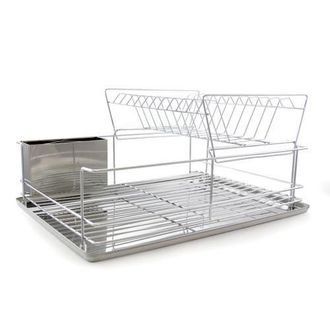 Better Chef 4 Piece 18.5 Dish Drying Rack Set in Silver at Nordstrom