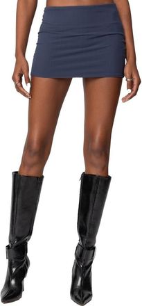 Edikted Vivi Mesh Miniskirt in Blue at Nordstrom, Size X-Small