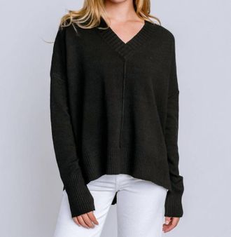 Kerisma Gwyneth V Neck Sweater In Black