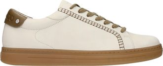 Jimmy Choo London Beige Leather Mens Sneakers