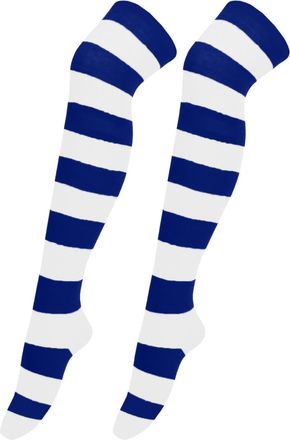 Generic Women Christmas Striped Thigh High Socks Extra Long Cotton Knit Warm Thick Tall Long Boot Stockings Leg Warmers Over Knee Striped Stockings Party Cost