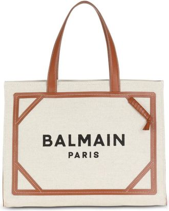 Balmain B-Army 42 Canvas Tote Bag