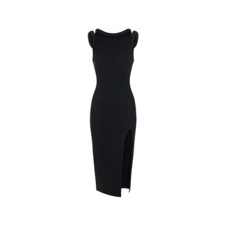 Elisabetta Franchi Dames, Jurken, Zwart, Maat: M