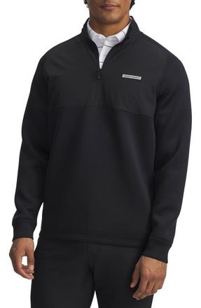 Under Armour Drive Pro Hybrid Half Zip Pullover in 010 Black at Nordstrom, Size Xx-Large