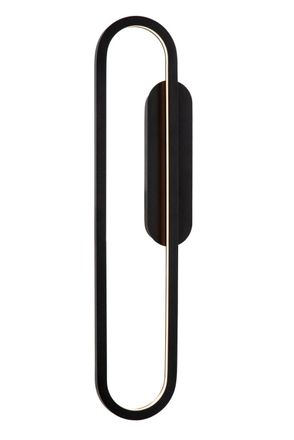 Lucide L&aacute;mpara de pared de aluminio con 1 led integrado, negro