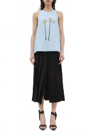 Christian Wijnants Tattia Tank Top In Light Blue