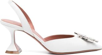Amina Muaddi Donna, Scarpe, Bianco, 36 EU, new