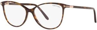 Tom Ford 54mm Square optical glasses in Tortoise at Nordstrom