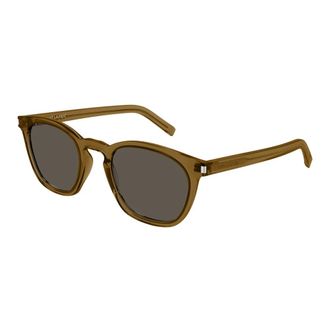 Saint Laurent Sunglasses, unisex, Brown, Size: 49 MM SL 28 Sunglasses