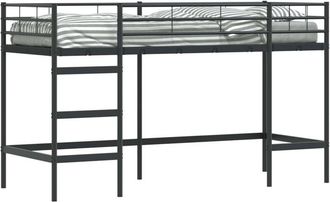 vidaXL Negro 99,5 X 190 Cm Acero Vidaxl