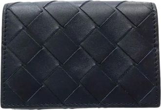Bottega Veneta Pre-owned Fabric wallets - Dames - Vintage Accessoires - Blauw - ONE Size - Vintage