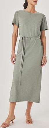 Splendid Keegan T-Shirt Dress in Eucalyptus Green at Nordstrom Rack, Size X-Small