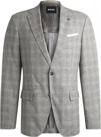 HUGO BOSS Hombre, Chaquetas, Gris, Talla: M