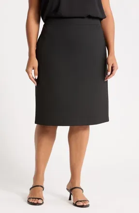 Kasper Pencil Skirt in Black at Nordstrom, Size 24W