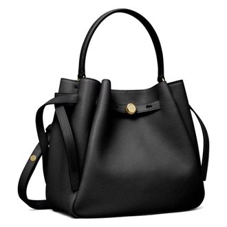 Tory Burch Bucket Bags, female, Black, ONE SIZE, Romy Bucket Bag