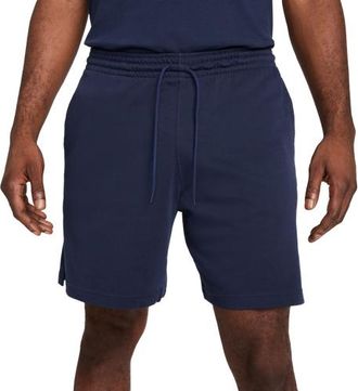 Nike Mens Club Knit Shorts - Obsidian/White Size XXL