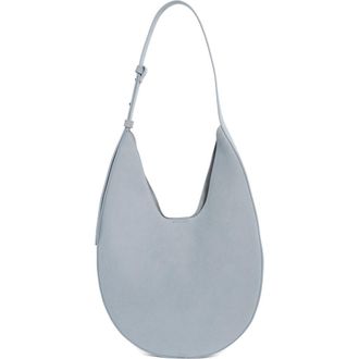 BCBGeneration Hobo Faux Suede Shoulder Bag in Sky Blue at Nordstrom Rack