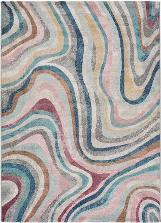 Atticgo Alfombra abstracta multicolor 120x170 cm