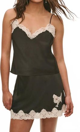 LoveShackFancy Womens Roxsana Top In Black