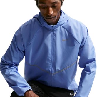 Nike Repel Miler hardloopjack voor heren (Royaal Blauw)