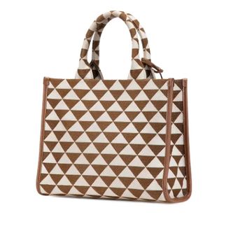 Prada Pre-owned Tote Bags, female, Multicolor, Size: ONE SIZE Pre-owned Canvas Tote Bag