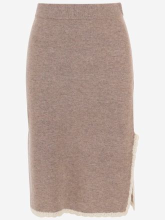 The Garment De Garment Como-rok van wol en kasjmier