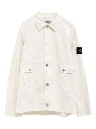 Stone Island button-down shirt - Neutrals
