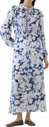 Inwear Cielle Long Midi Dress In Blue