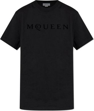 Alexander McQueen Hombre, Camisetas, Negro, Talla: L