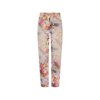 Martine Rose Printed Five-pocket Jeans