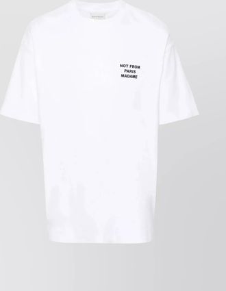 Drôle de Monsieur cotton crew neck t-shirt