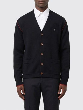 Vivienne Westwood Cardigan in lana merino e cashmere con logo Vivienne Westwood