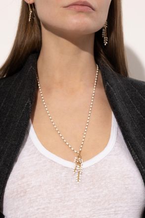 Isabel Marant Brass Necklace, Womens, Cream